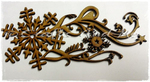 *New*Wooden Flourishes-Snowflake Fantasy